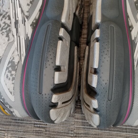 Brooks Ghost 15 Womens Running Shoes White/Oyster/Oriole Size 10.5 - Picture 15 of 15